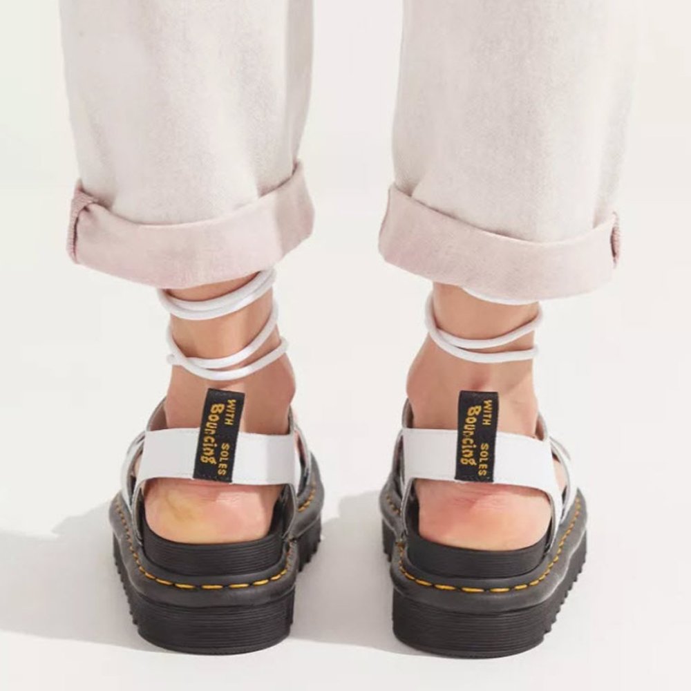 Dr. Martens Nartilla Gladiator White Sandal - Picture 2 of 11